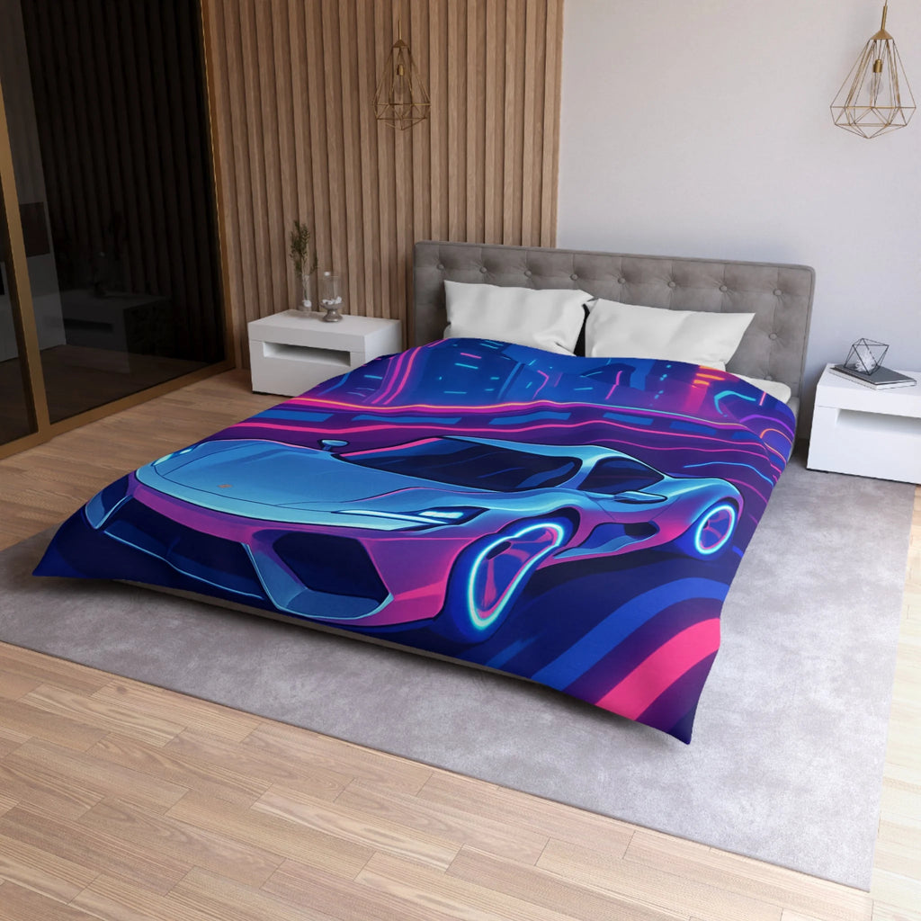 Housse de Couette Microfibre Design Artistique Moderne Décoration Chambre Confort Premium