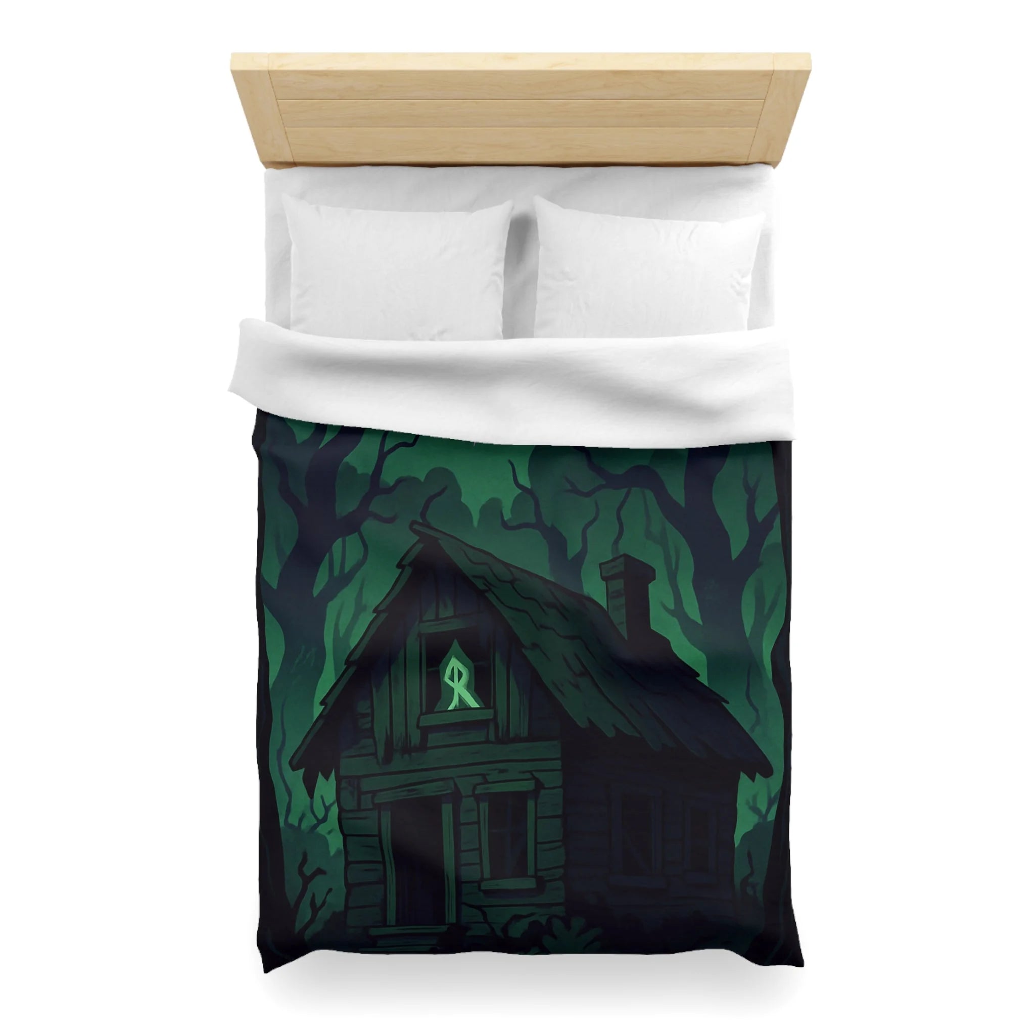 Housse de Couette Microfibre Design Artistique Moderne Décoration Chambre Confort Premium