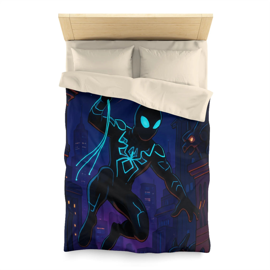 Housse de Couette Microfibre Illustration Unique Design Moderne Décoration Intérieure Raffinée