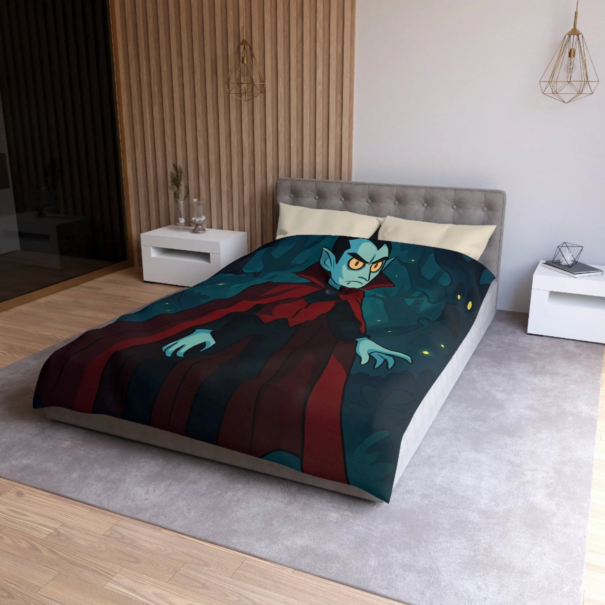 Housse de Couette Microfibre Création Artistique Moderne Design Exclusif Décoration Chambre