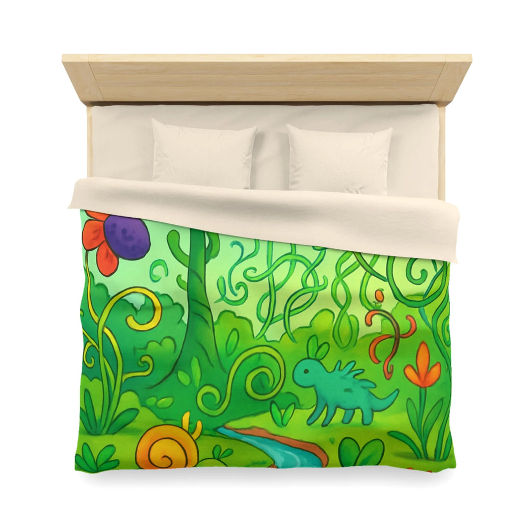 Housse de Couette Microfibre Design Artistique Moderne Décoration Chambre Confort Premium